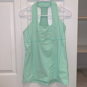 Lululemon yoga tank top with built-in bra